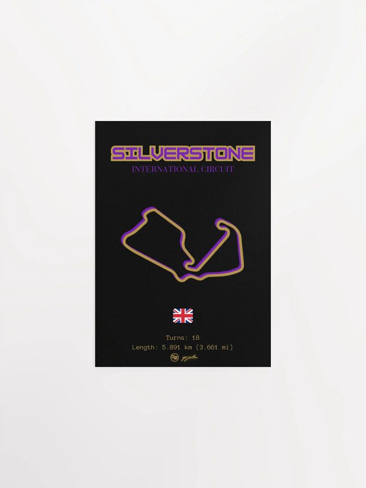 Silverstone Circuit| Enhanced Matte Poster product image (1)
