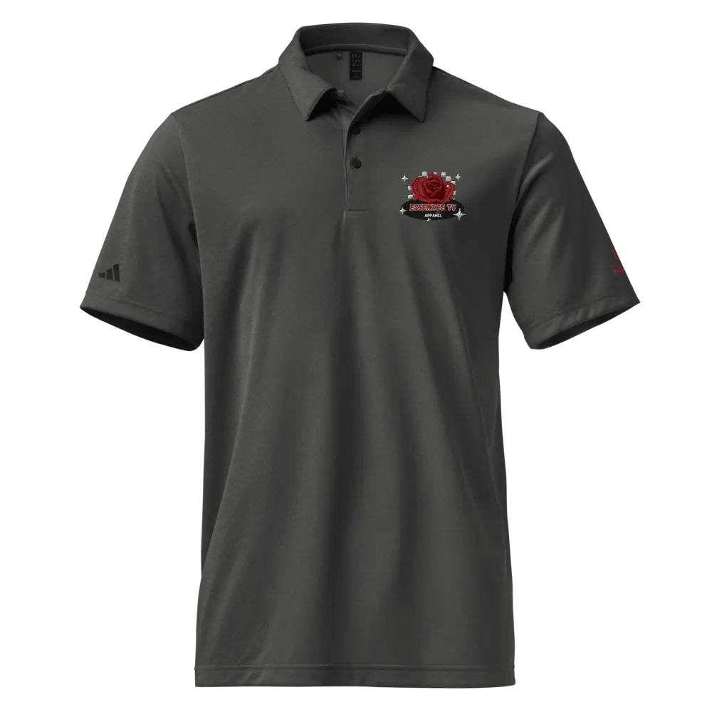 Adidas x Essenxce ROSE Embroidered Polo Shirt (UNISEX) product image (1)