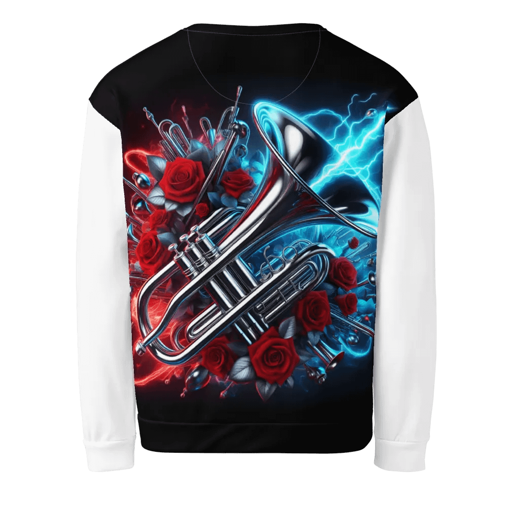 Silver Trumpet and Roses - Unisex Sweatshirt #37 product image (2)