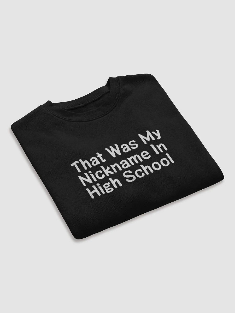 Nickname In High School Cropped Sweatshirt product image (4)