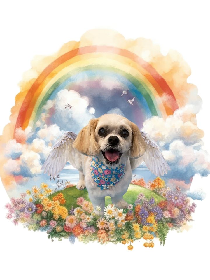 Rainbow Bridge Pet Memorial Art product image (2)