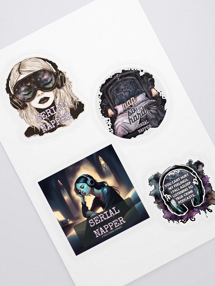 Serial Napper Sticker Sheet product image (1)
