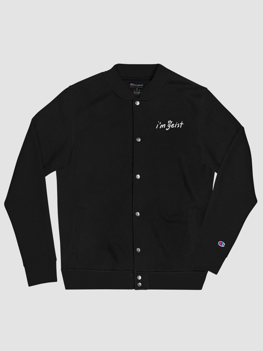 I'm Geist - Embroidered Champion Bomber Jacket - imgeist