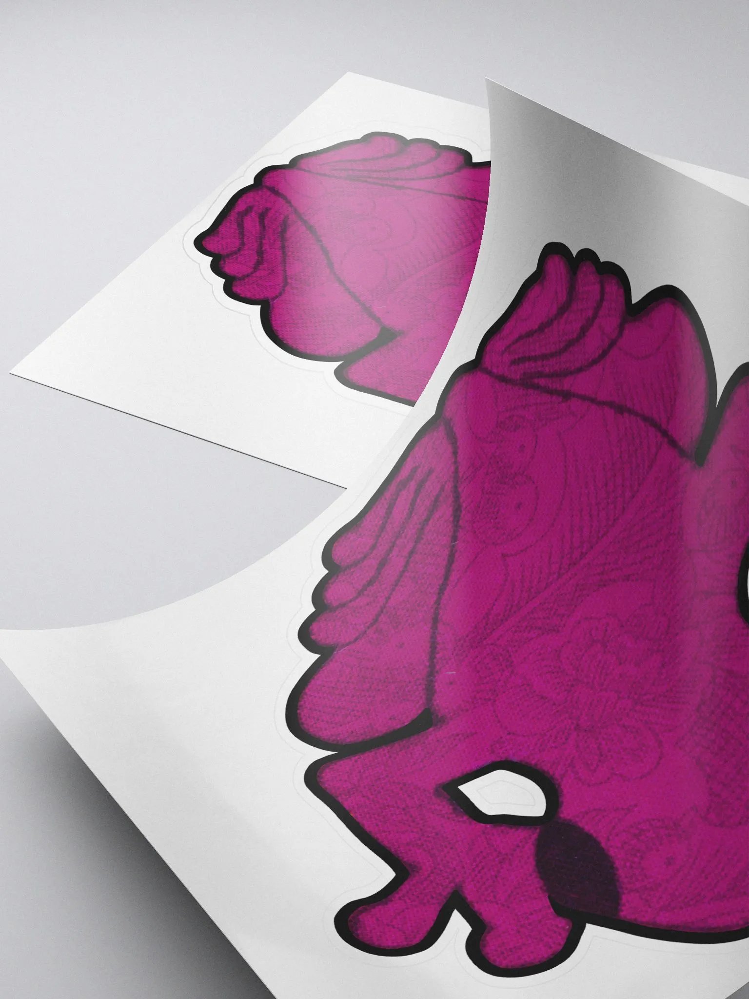 Big Frog Sticker in Bougainvillea product image (4)