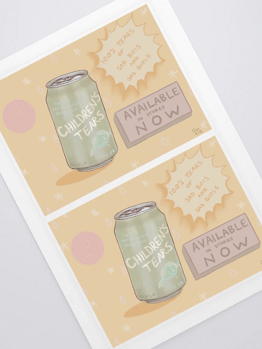 children's tears stickers product image (1)