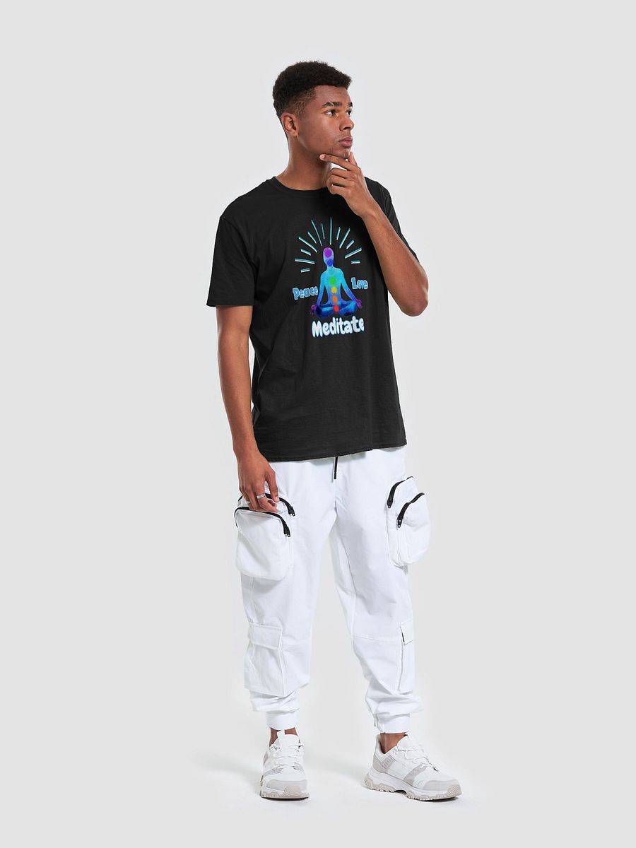 Peace Love Meditate Unisex Softstyle T-Shirt product image (5)