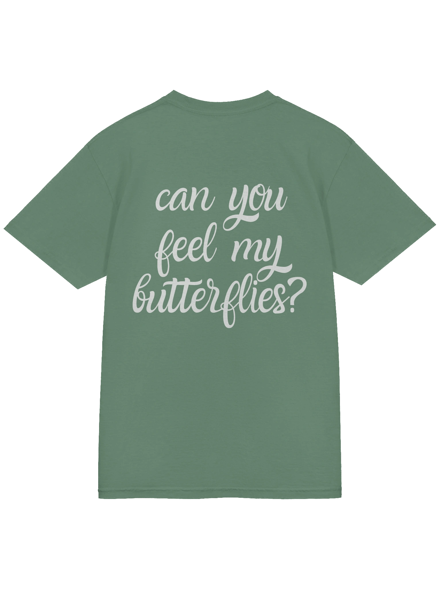 "butterflies" Heavyweight Tee - Green product image (4)