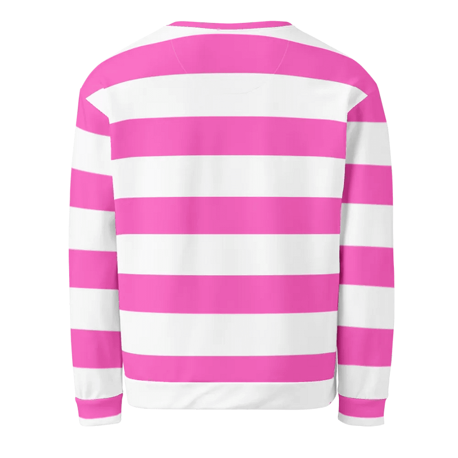 Pink and White Striped Sweatshirt product image (2)
