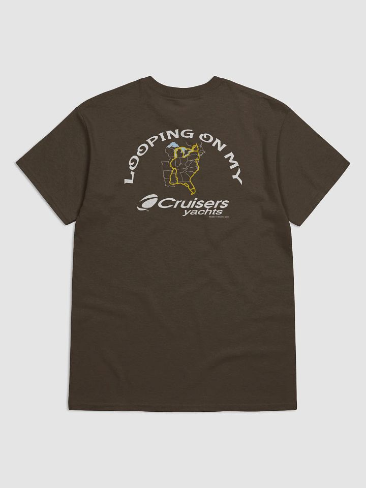 Looping On My Cruisers Yachts - T-Shirt - Dark Shirt w/White Logo product image (1)