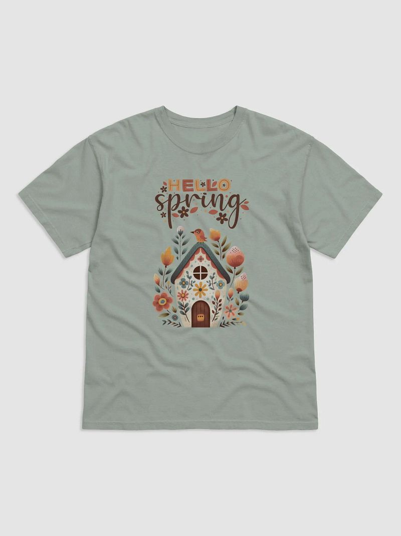 Hello Spring Birdhouse Tee