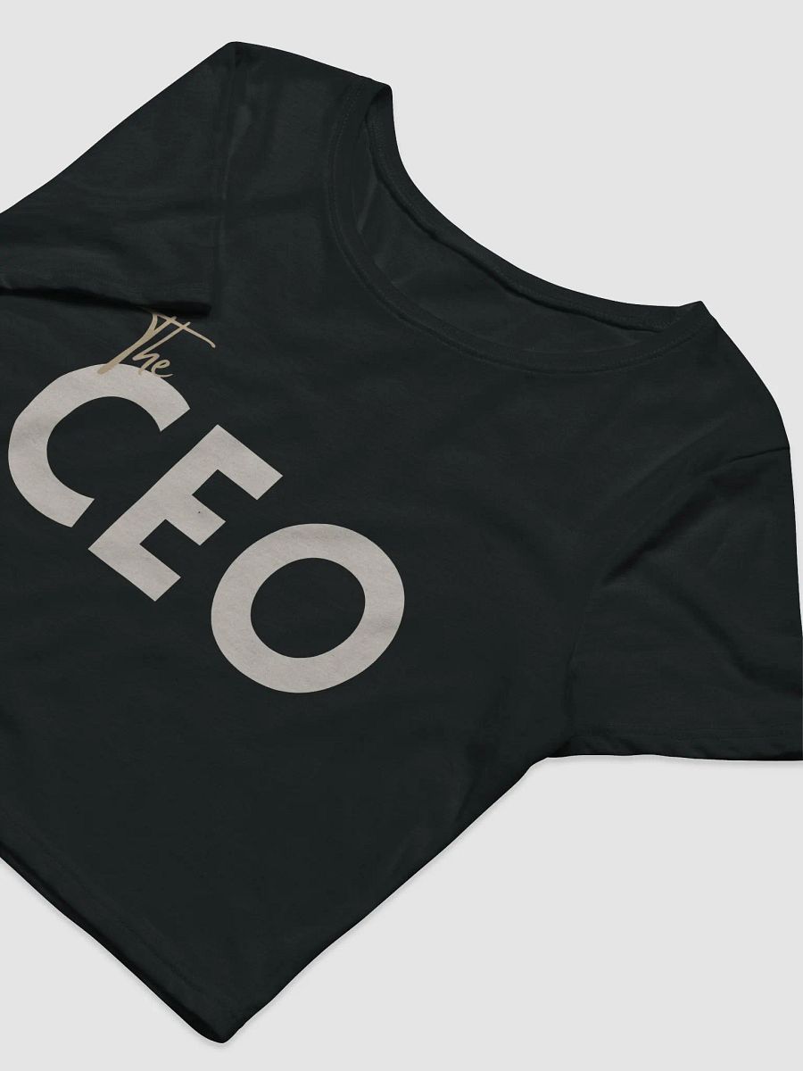 The CEO Cropped Tshirt - Black product image (3)