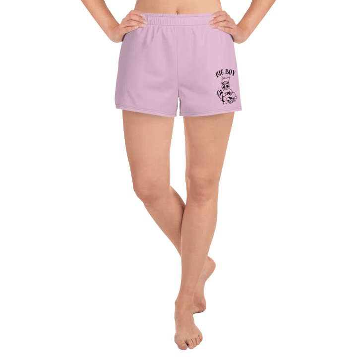 Big Boy Gaming Raccoon Women's Athletic Shorts product image (2)