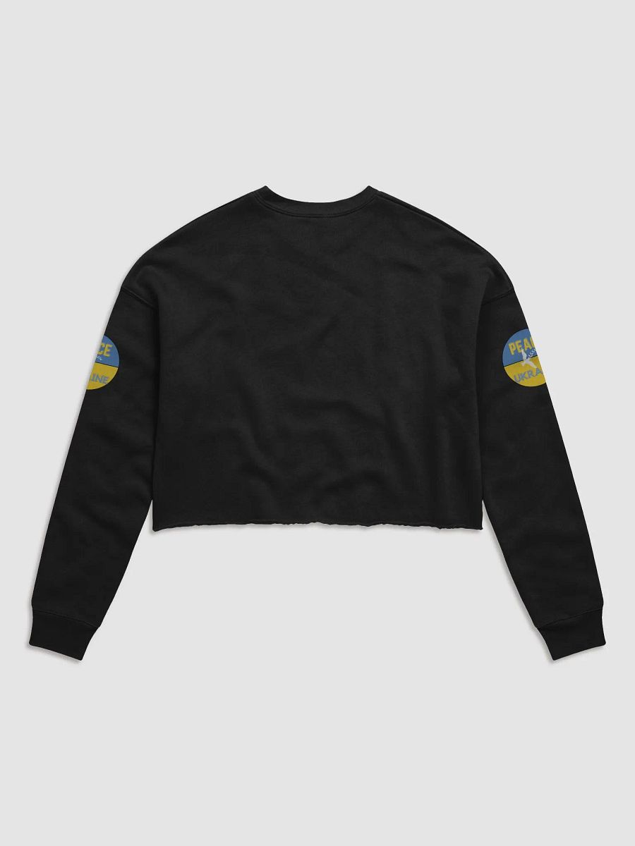 Peace in Ukraine Crop Sweatshirt product image (2)