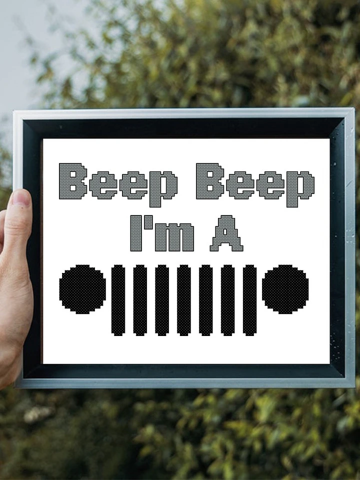 Beep Beep - Cross Stitch Pattern product image (1)
