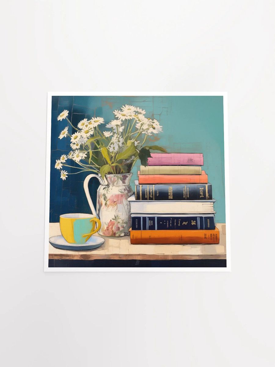 Art2401-30 Books and Tea Still Life - Art Print product image (18)