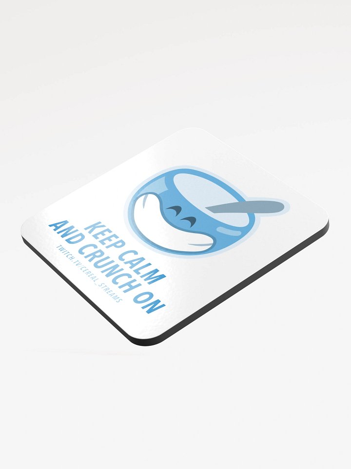 Keep Calm Corked Coaster - White product image (1)