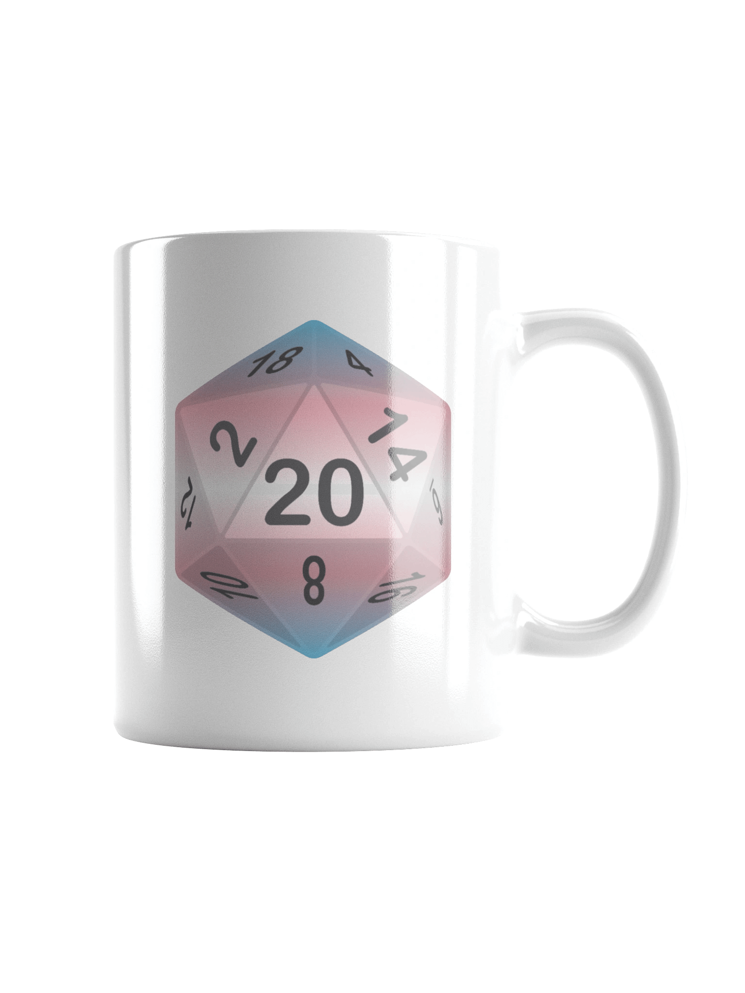 Trans Pride D20 Mug product image (2)