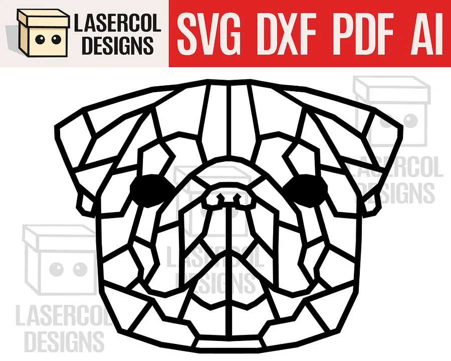 Geometric Animals Set Bundle - Laser Cut Files product image (4)