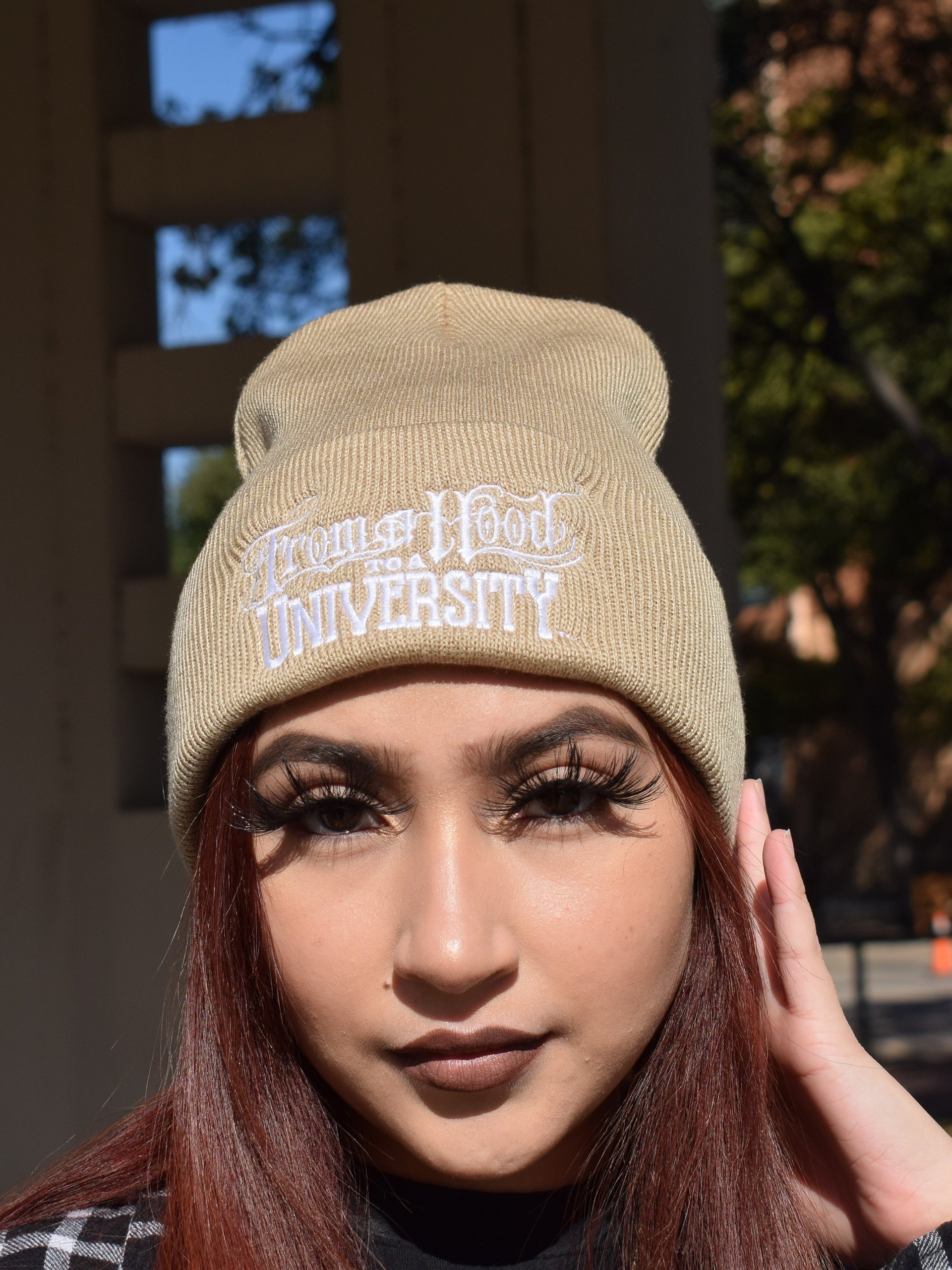 Hood to a University Beanie/Skully (Embroidered) product image (3)
