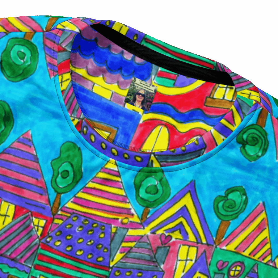 Abstract Playful Houses Unisex Sweatshirt product image (8)