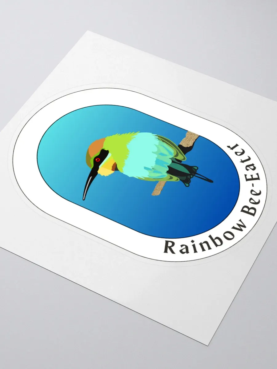 Rainbow Bee-Eater Kiss Cut Sticker product image (3)