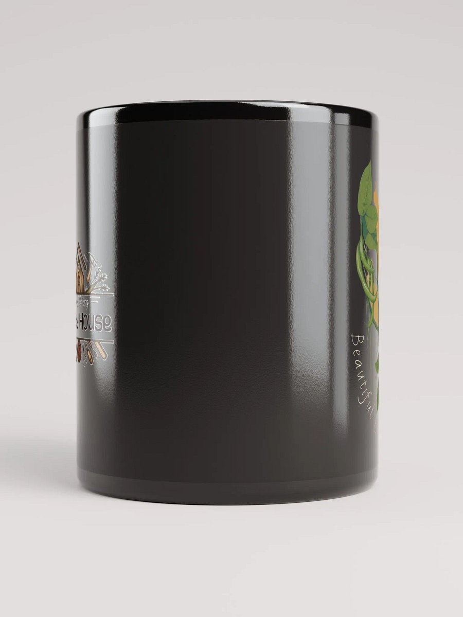 Beautiful Chaos - Green Bean Thief | Glossy Black Mug product image (5)