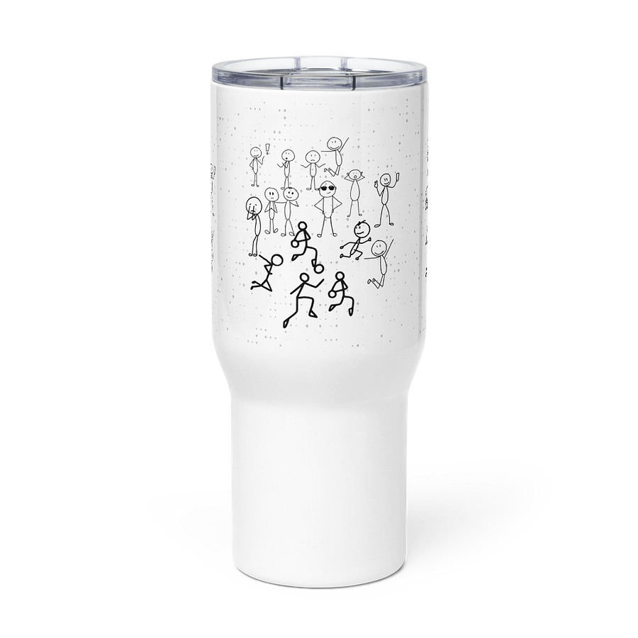 fun paint and sip Travel Mug gift for arty friends product image (3)