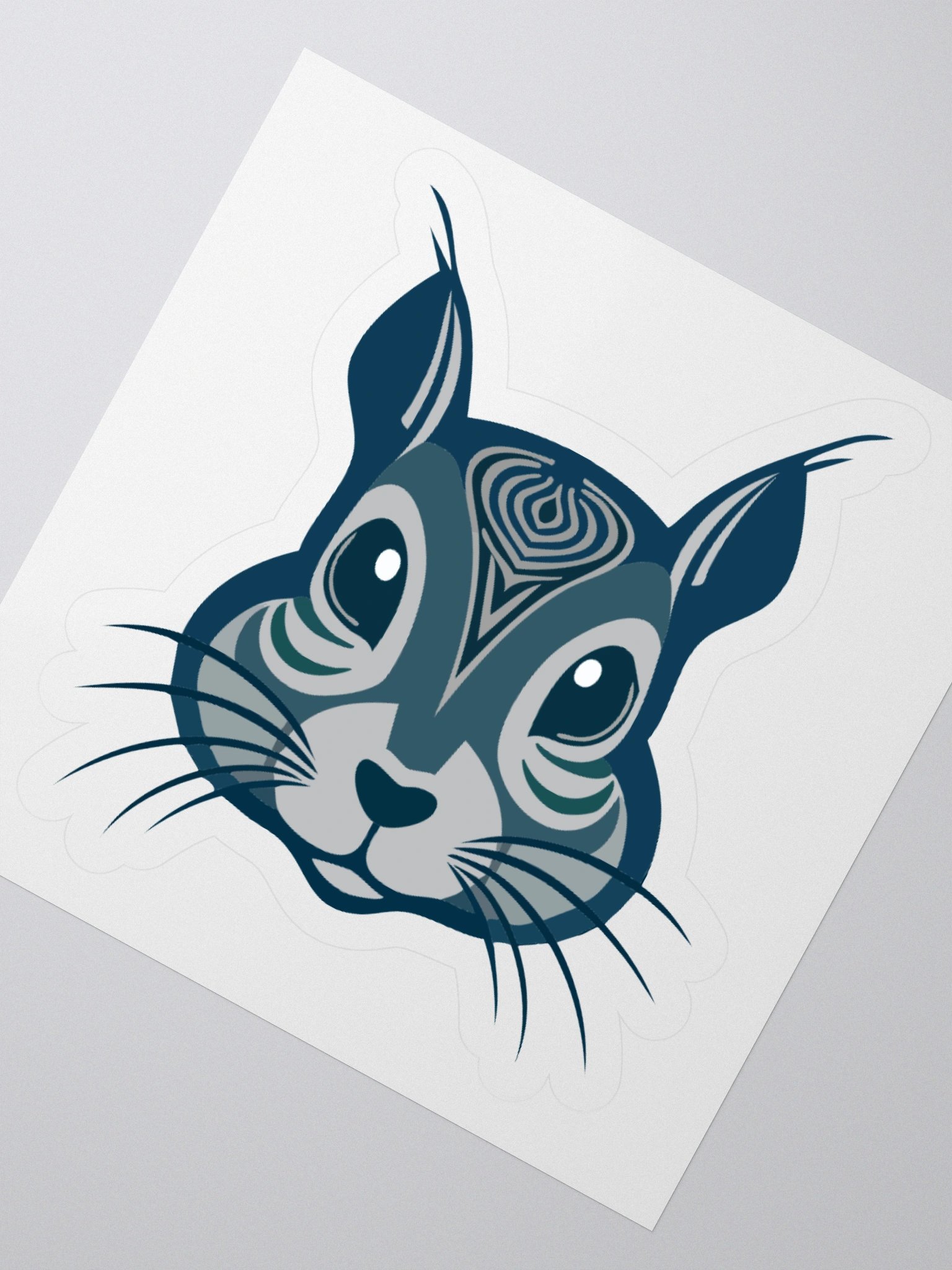 The Psychedelic Squirrel Headshot Sticker product image (6)