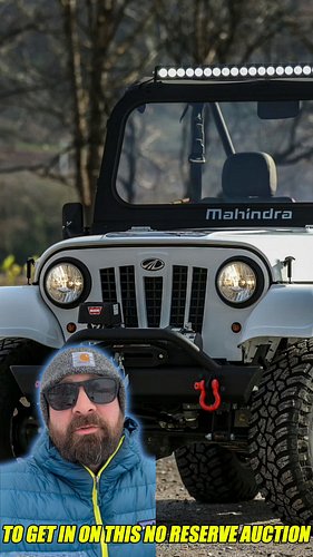 LAST CHANCE to pick up this 2018 Mahindra Roxor LE at NO RESERVE! The auction closes at 3:00 p.m. est, so get bidding! Every ...