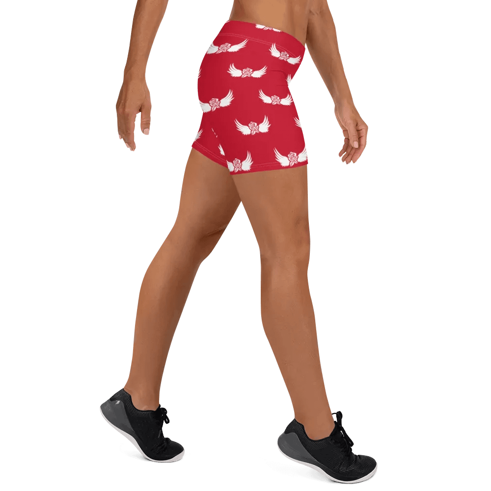 System Women Shorts Red & White product image (9)