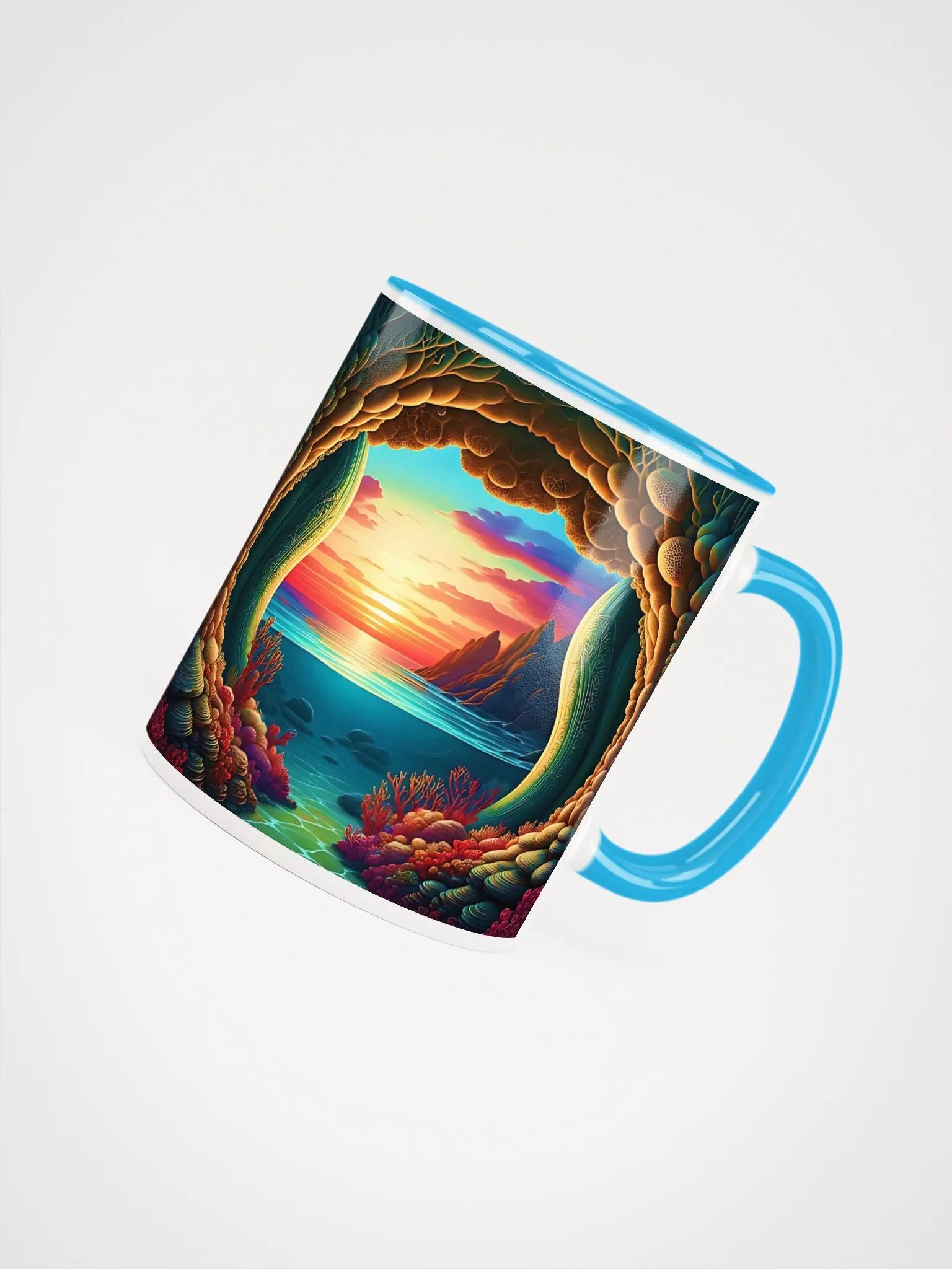 Symmetrical Coral Serenity Mug product image (9)