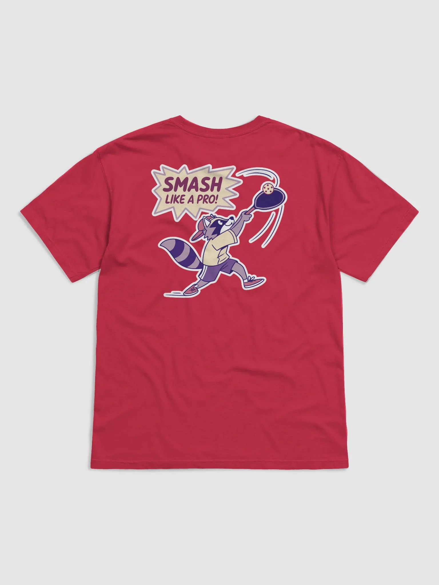 Pickleball T-Shirt - Smash Like a Pro Unisex Garment-Dyed T-shirt (Back Print) product image (3)