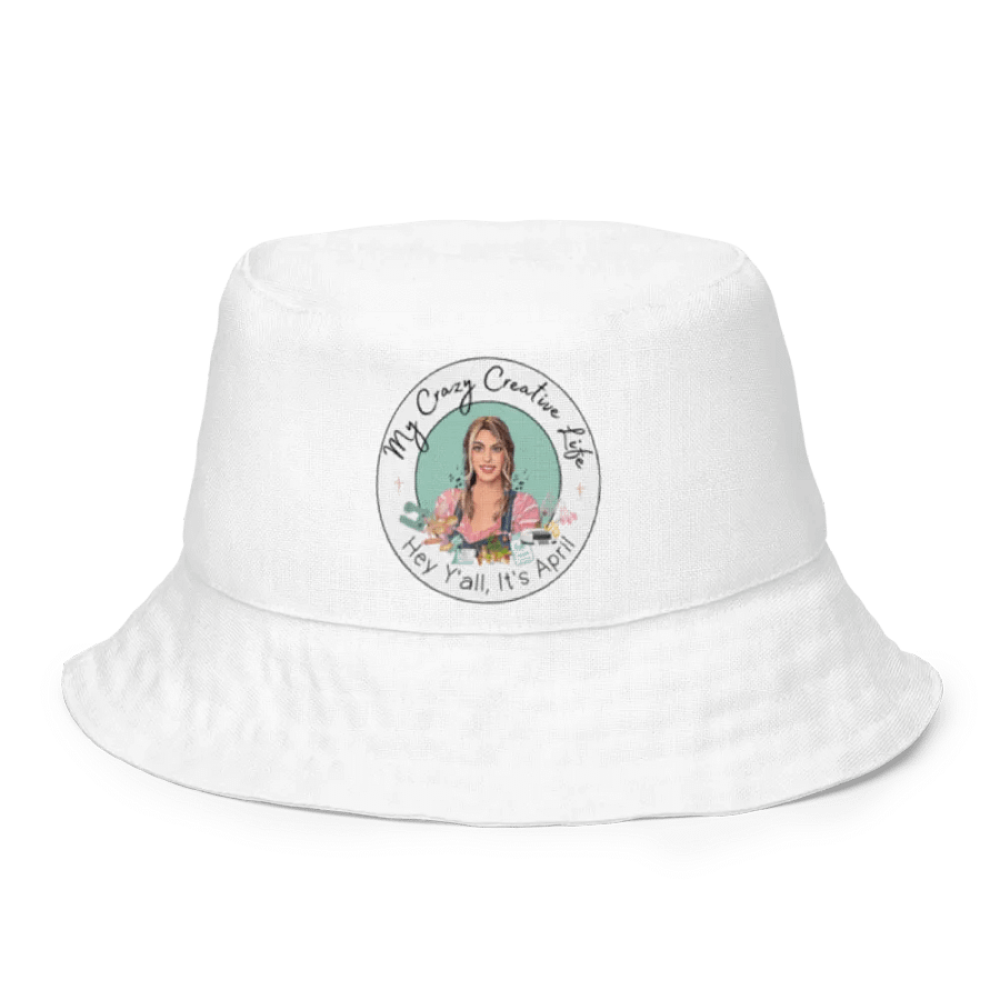 Logo- Bucket Hat- White product image (1)