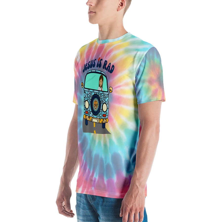 Jesus Is Rad Retro Tye Dye T-Shirt product image (5)