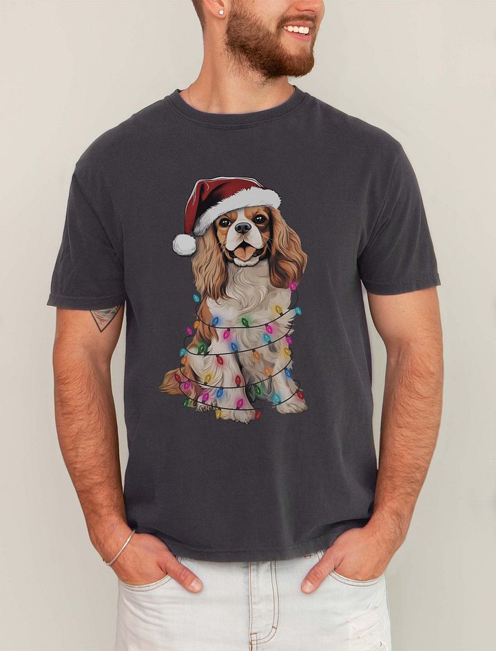 Funny Cavalier King Charles Spaniel Christmas T-Shirt for Cavalier Spaniel Paw-rents product image (21)