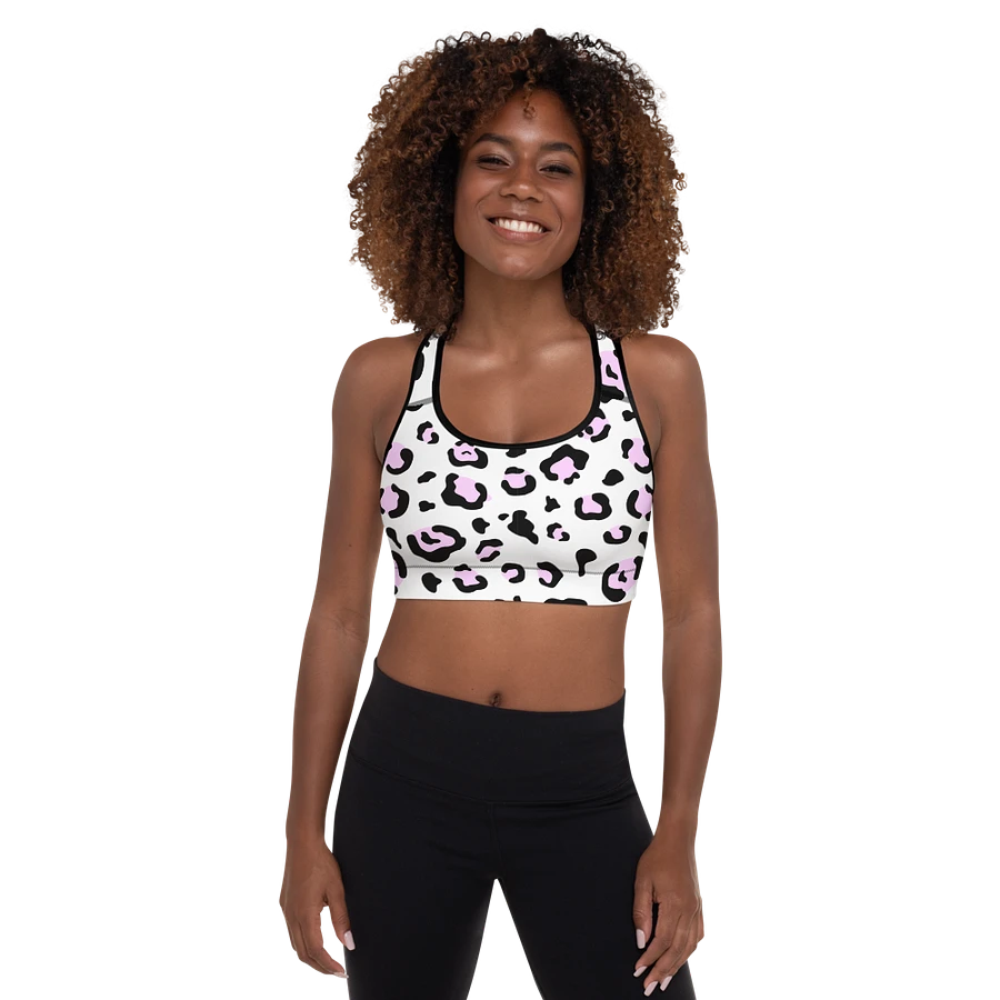 Pastel Leopard Print All-Over Padded Sports Bra product image (8)