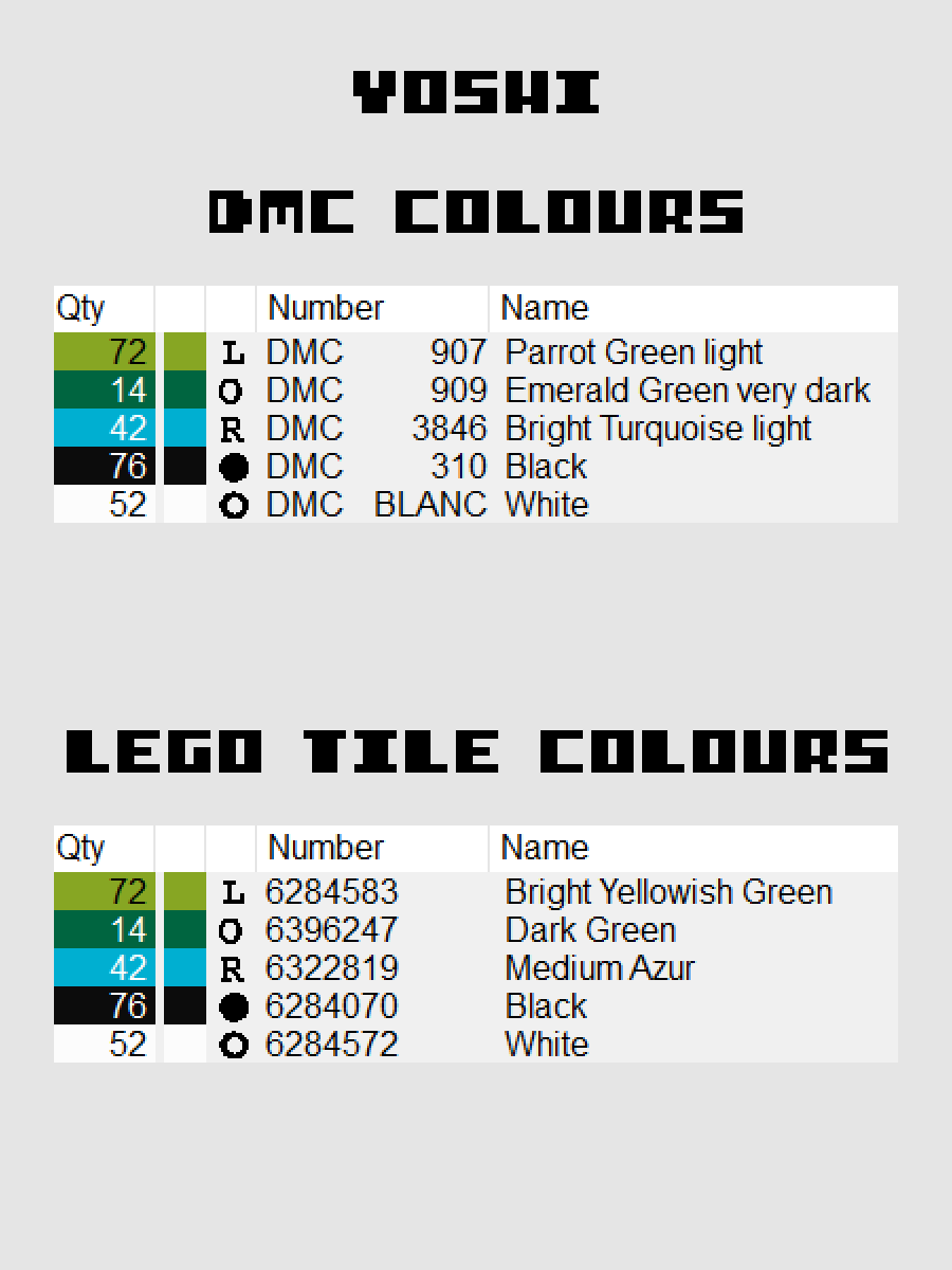 Yoshi Pixel Art product image (4)