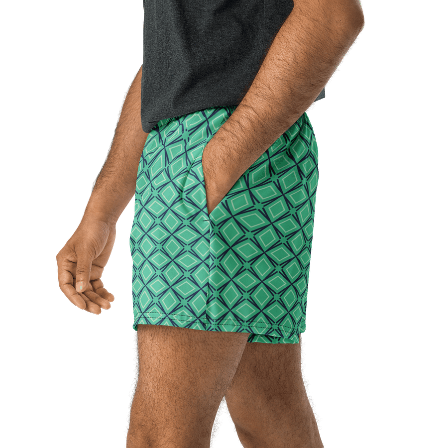 Geometric Illusion All Over Print Unisex Athletic Shorts product image (5)