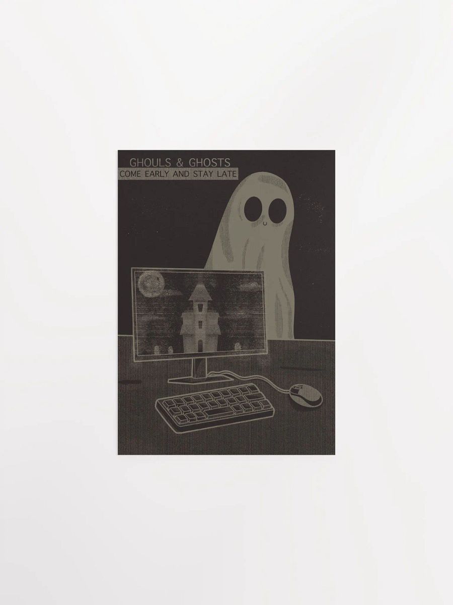 Ghouls & Ghosts Print product image (1)