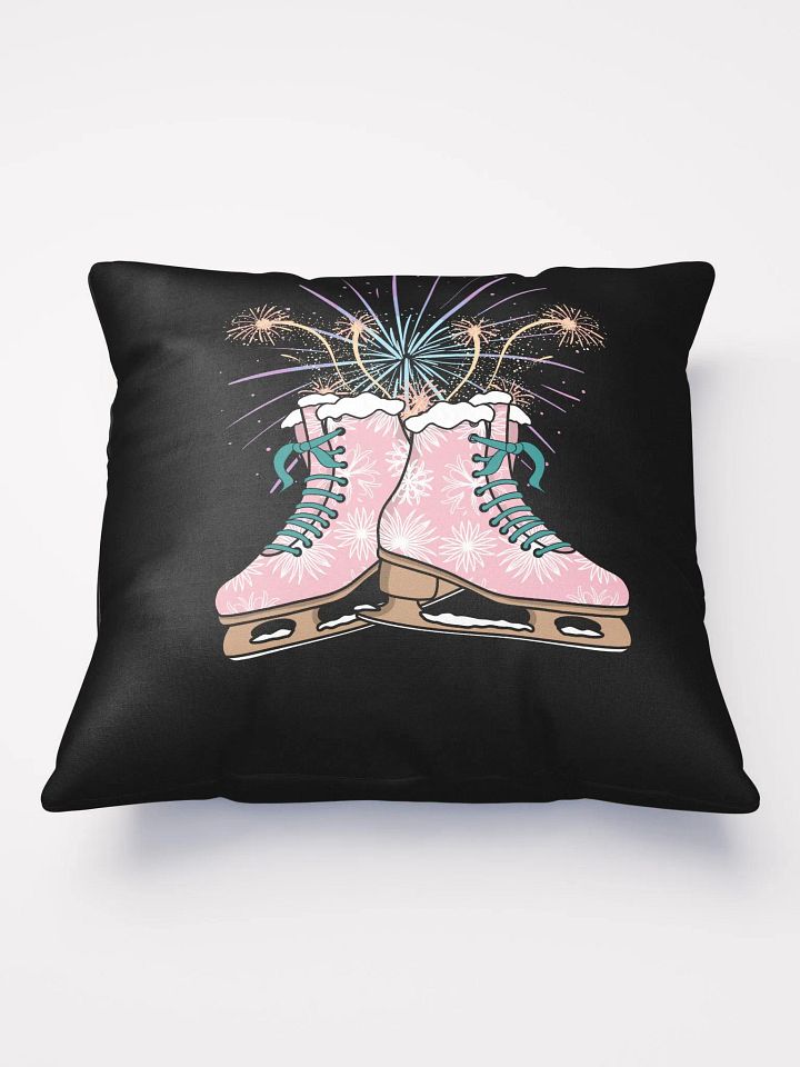 Ice Skates Fireworks Pillow product image (2)