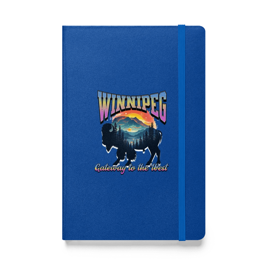 Winnipeg Gateway To The West Bison Hardcover Notebook product image (1)