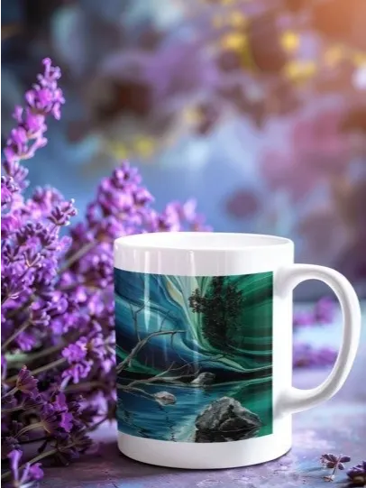 Magic Reflection, Glossy White Mug product image (1)