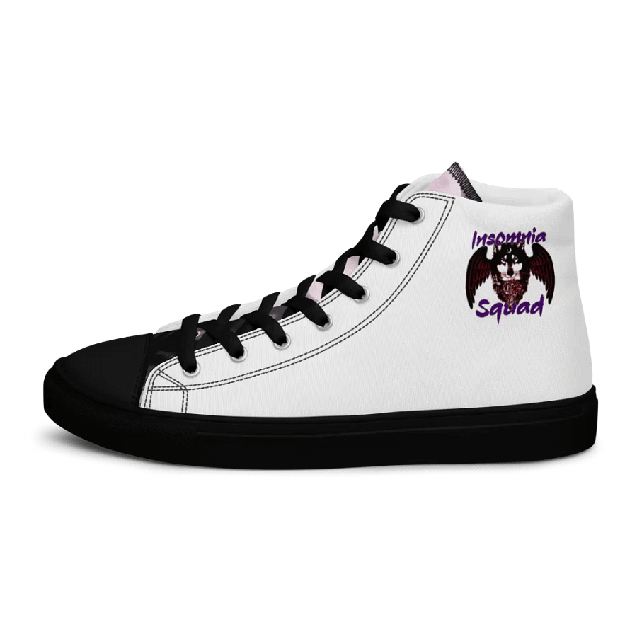 Women's White Insomnia Squad Canvas Hi-Tops product image (9)