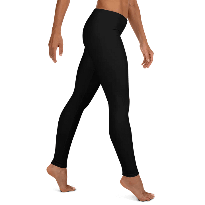 Pure Black Regular Leggings product image (1)