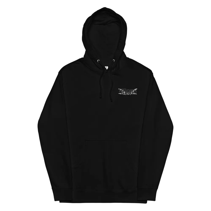 Midweight Hoodie - Embroidered - Black HApex Gear Black Logo product image (8)