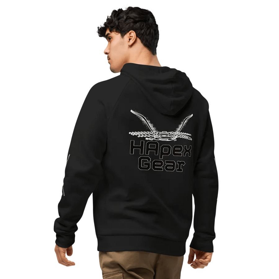 Unisex Hoodie - Black HApex Gear Black Logo product image (16)