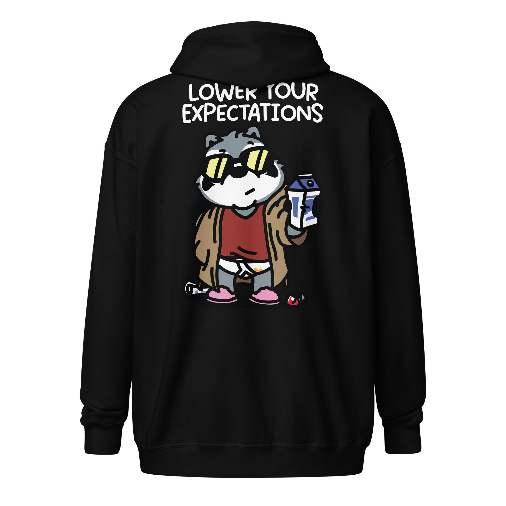 Lower Your Expectations Zipper Hoodie product image (7)
