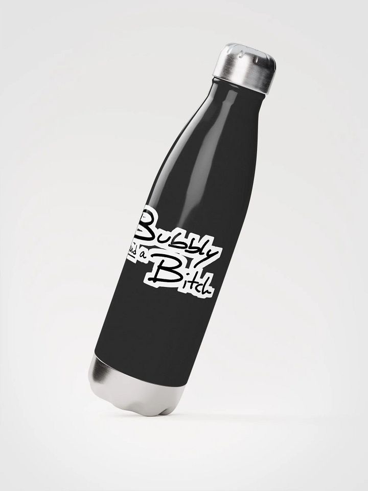 Bubbly and a B*tch (bubble design) stainless steel water bottle product image (1)