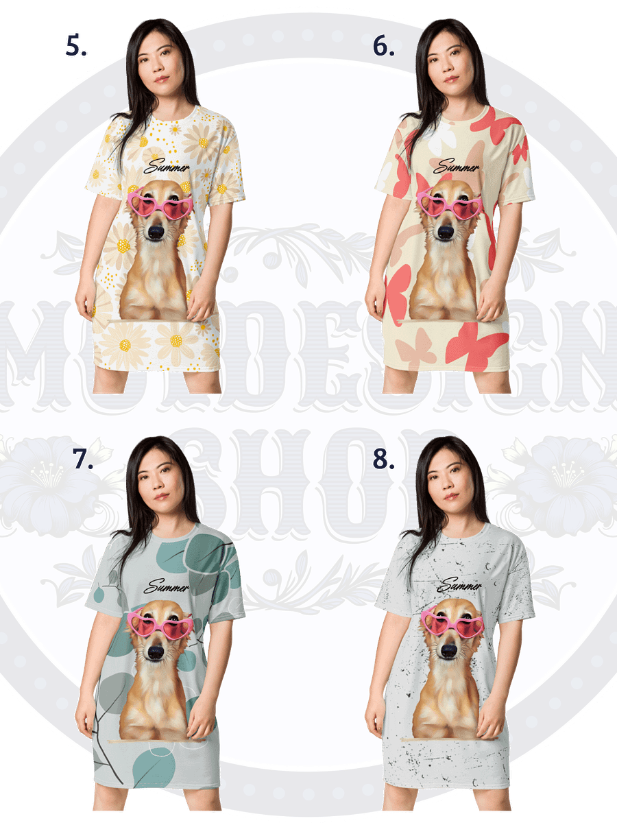 YOUR BEST FRIEND! / PERSONALIZED T-SHIRT DRESS product image (9)