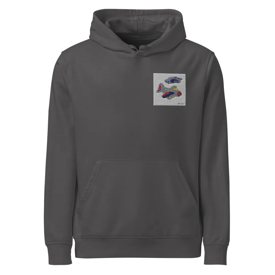 Kid Airplane (Stanley/Stella Unisex Organic Hoodie) product image (4)